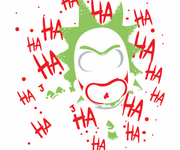 Rick as the Joker - Mad Scientist Mayhem