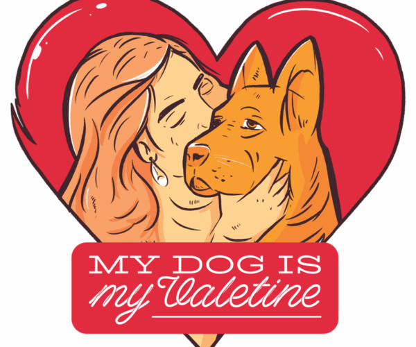 My Dog is My Valentine - Heartfelt Canine Love