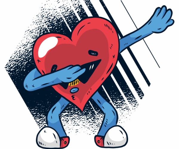 Dabbing Heart - Hip Hop Love