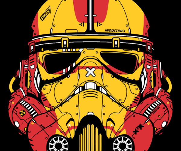 Stormtrooper Helmet - Stark Industries Edition