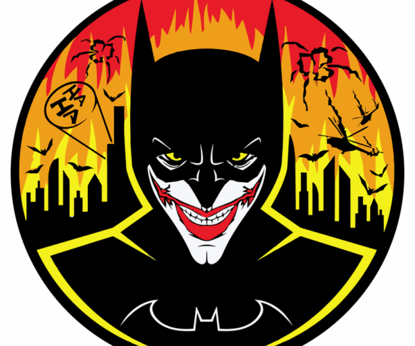 Jokerized Batman - City on Fire