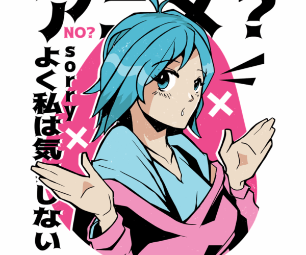 Anime Girl - Apologetic Expression