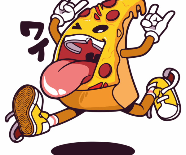 Pizza Slice Rocker - Cheesy Run