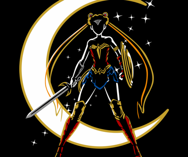 Sailor Moon Meets Wonder Woman - Celestial Warrior