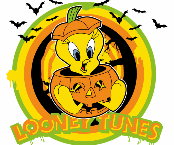 Tweety Bird in a Pumpkin - Halloween Spooktacular