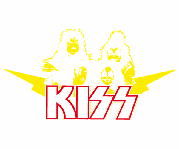 KISS Band Logo - Electrifying Rock Icon
