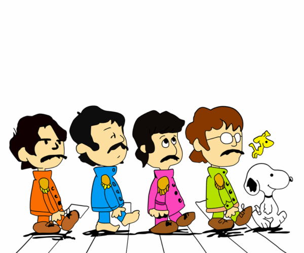 The Beatles Peanuts Crossover - Abbey Road Remix