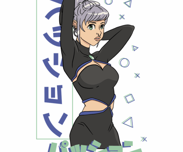 Cyber Girl - Neo-Tokyo Style