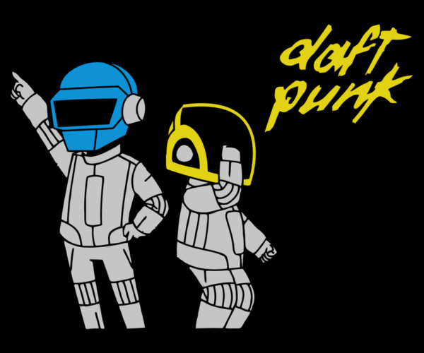 Daft Punk Robot Duo - Electro-Funk Style