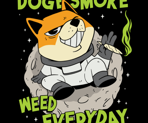 Doge Astronaut - Cosmic Cannabis Connoisseur