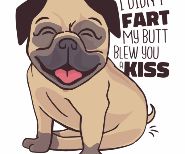 Happy Pug -  A Gassy Greeting