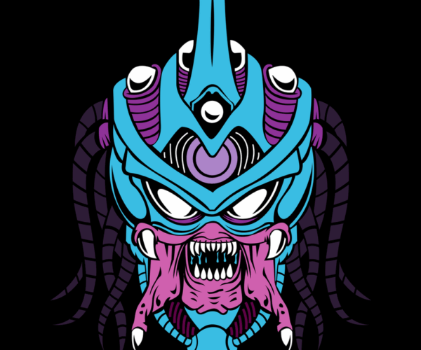 Cybernetic Predator - Neon Fusion