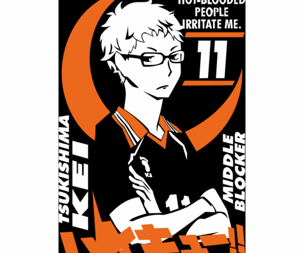 Tsukishima Kei - Haikyuu!! Middle Blocker