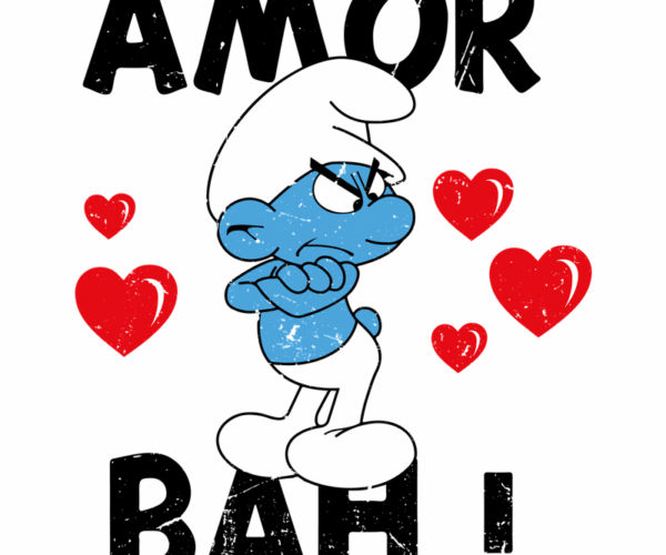 Grumpy Smurf - Amor Bah!