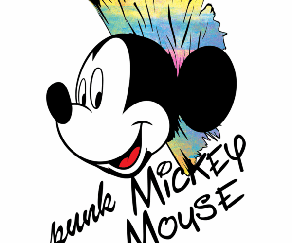 Punk Mickey Mouse - Rainbow Mohawk
