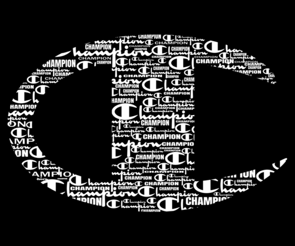 Champion C Logo - Word Cloud Design