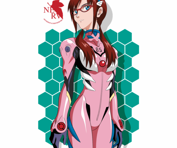 Mari Makinami Illustrious Pilot - Neon Genesis Evangelion Fan Art