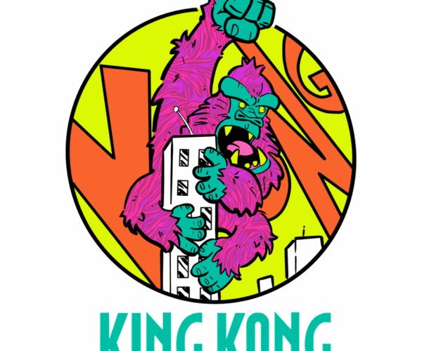 King Kong - Neon Pop Art Rampage