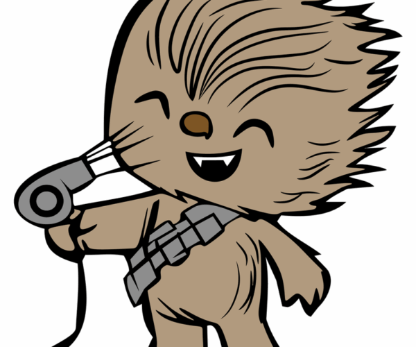 Chewbacca Cub - Hair Dryer Hero