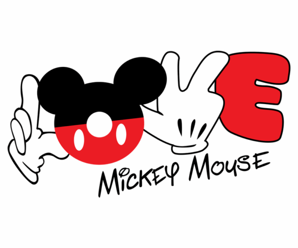 Mickey Mouse Love - Playful Character Design