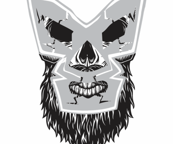 Masked Bearded Skull - Urban Grit