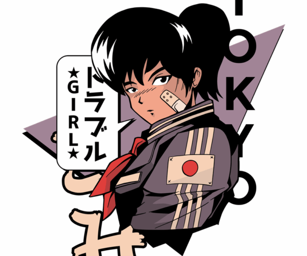 Tokyo Girl - Cyberpunk Kawaii