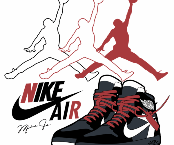 Air Jordan Silhouette & Sneakers - Streetwear Icon
