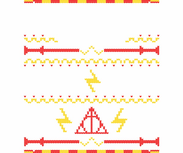 Hogwarts House Crest - Knitted Winter Charm