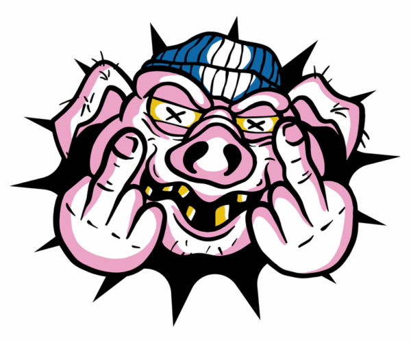 Grumpy Pig - Streetwear Edition