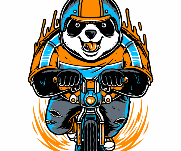 Biker Panda - Road Rage