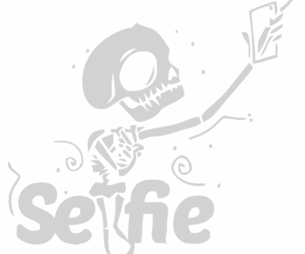 Taking Selfies - Skeleton Style