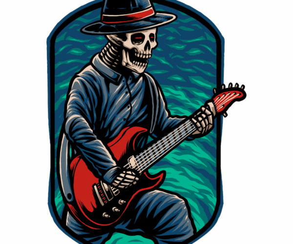 Skeleton Guitarist - Bluesman's Lament