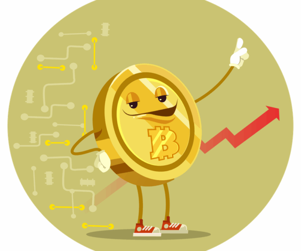 Bitcoin Character - Upward Trend