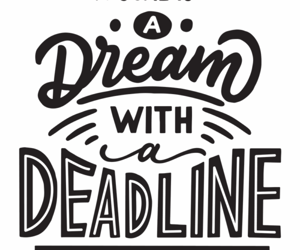 Motivational Typography - Deadline Dream