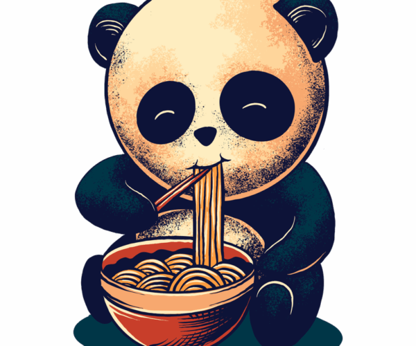 Noodle Panda - Cute Eater