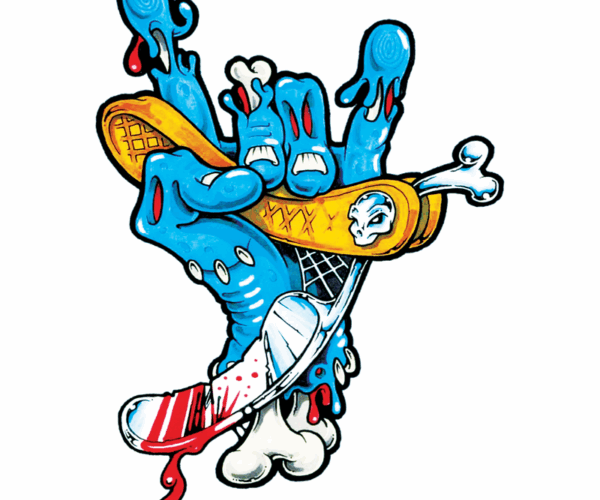 Zombie Skateboarder - Undead Fun