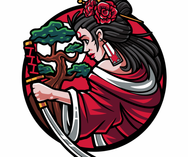 Geisha Warrior - Moonlit Blade
