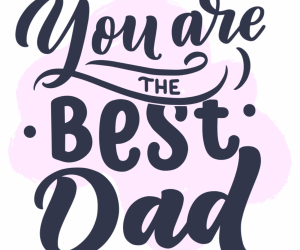 Best Dad - Typography Design