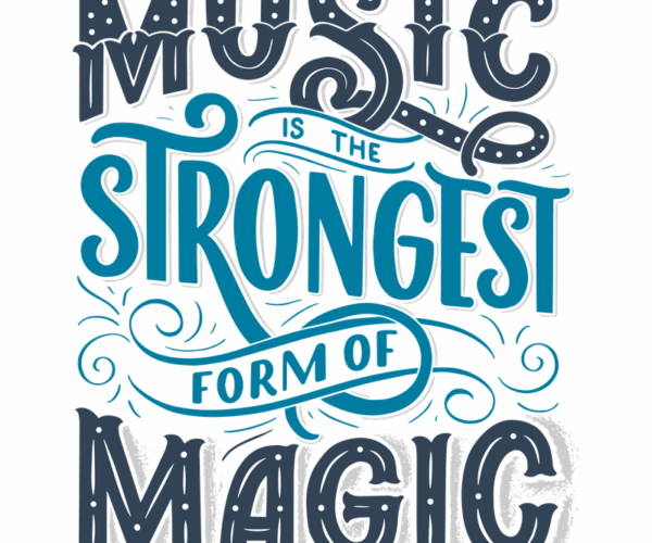 Music Magic - Artistic Typography