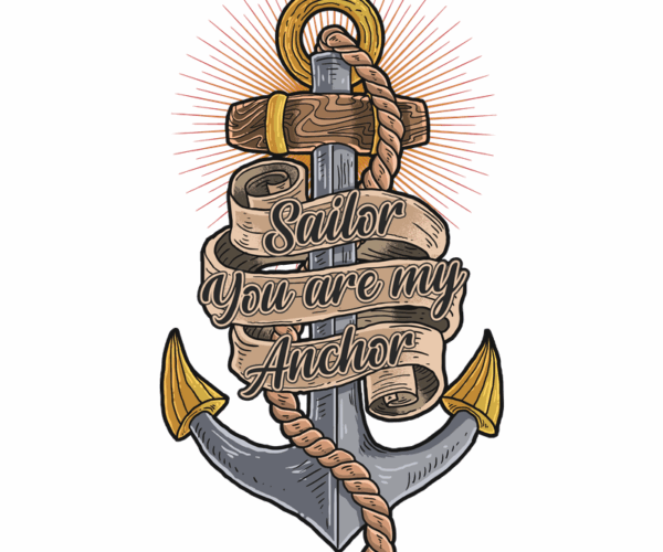 Nautical Anchor - Sailor's Tribute