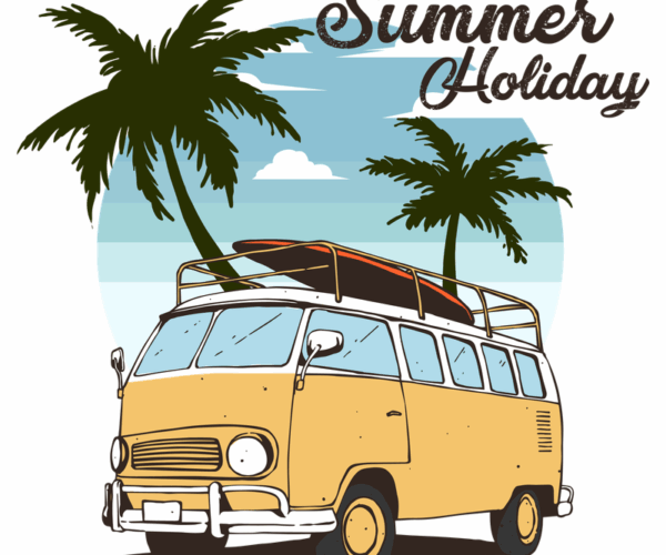 Vintage Van - Summer Holiday