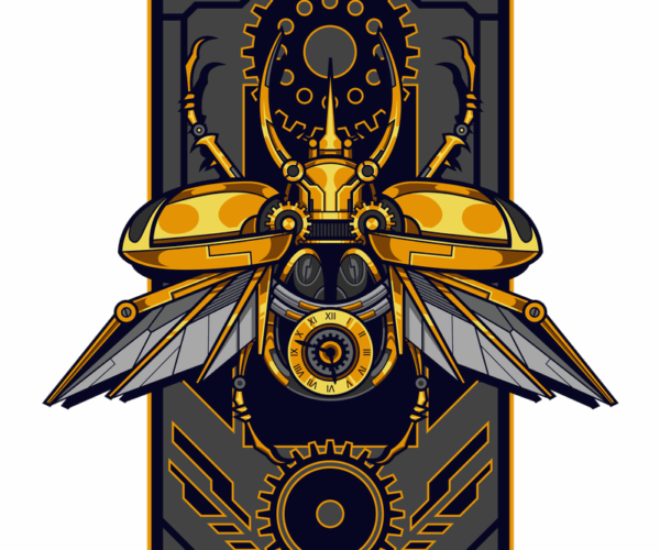 Clockwork Beetle - Steampunk Automaton