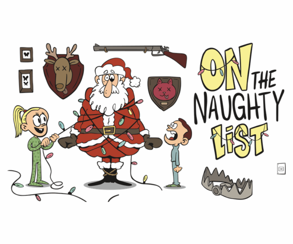 On the Naughty List - Holiday Antics