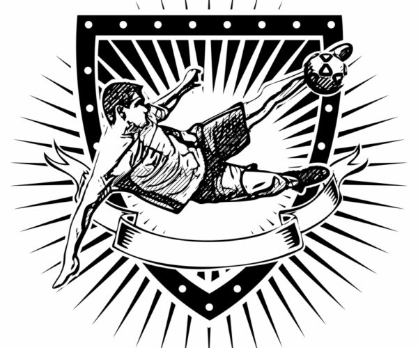 Bicycle Kick - Soccer Crest