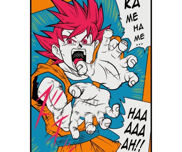Super Saiyan God - Kamehameha Blast