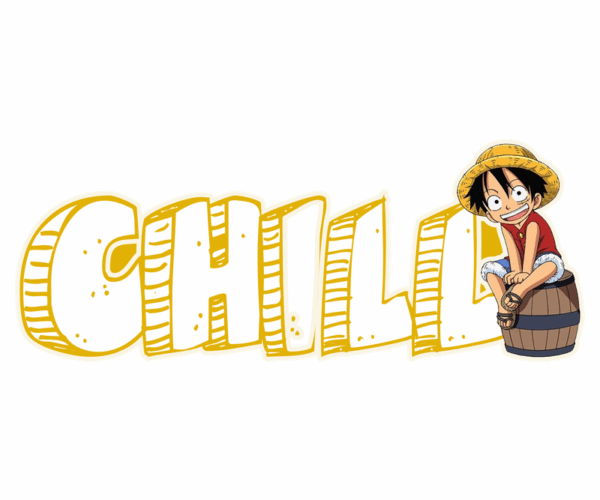 Chill Luffy - Relaxing Pirate Design