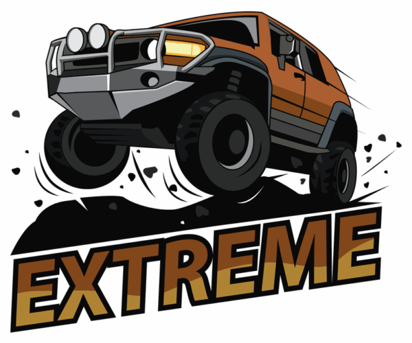 Extreme Off-Roading - Cartoon Style Truck