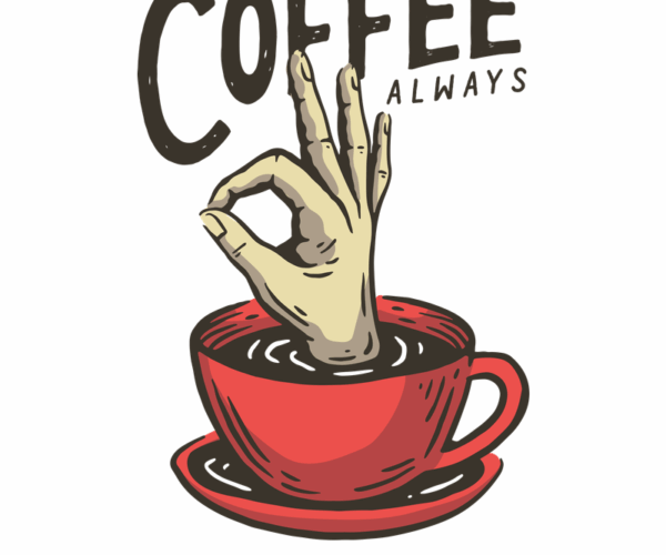 Coffee Hand - OK Symbol