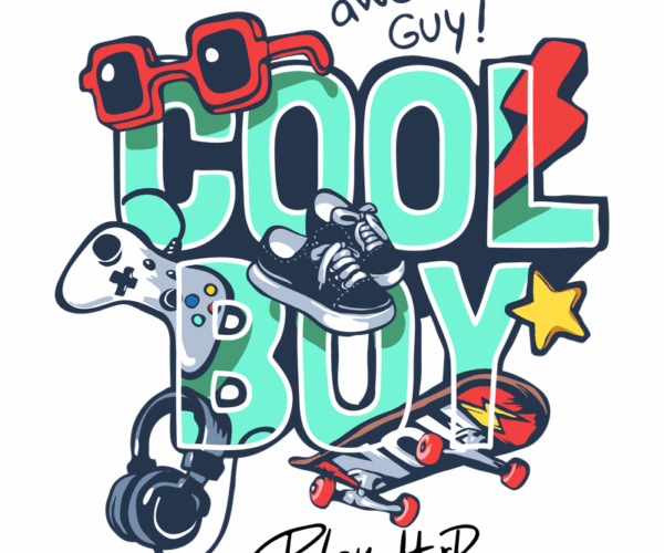 Cool Boy - Graphic Tee Design