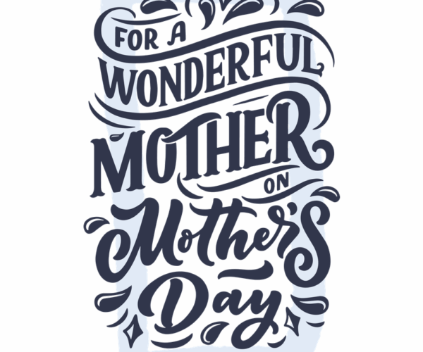 Mother's Day Typography - Heartfelt Greeting